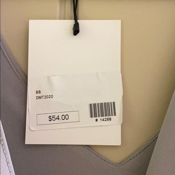 Grey bell sleeve blouse - Picture 4 of 4